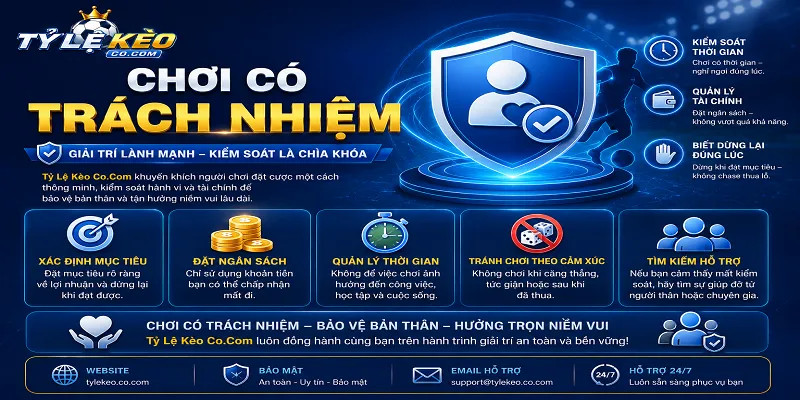 Chơi có trách nhiệm là hiều cá cược và hiểu tỷ lệ kèo